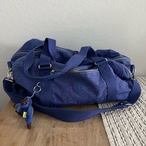 Kipling purple duffle bag